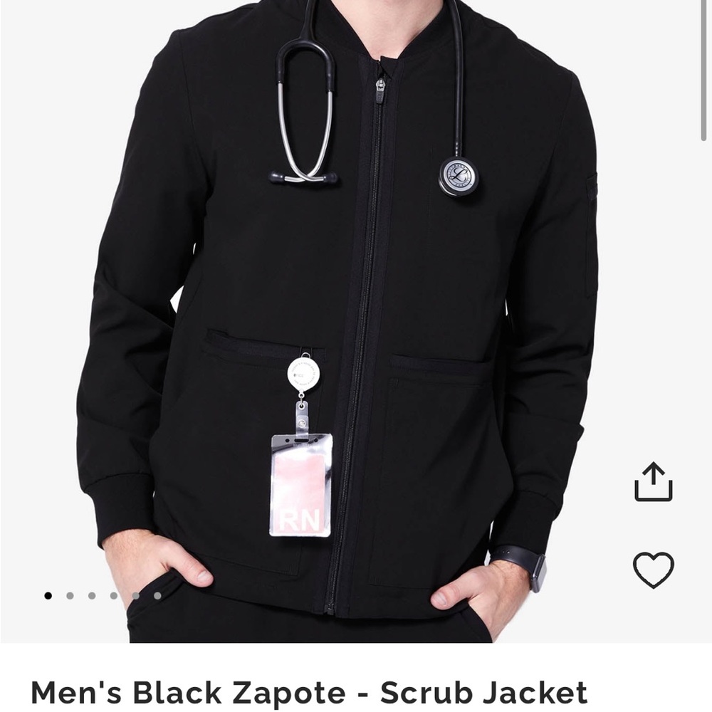 Figs Zapote Scrub Jacket XS